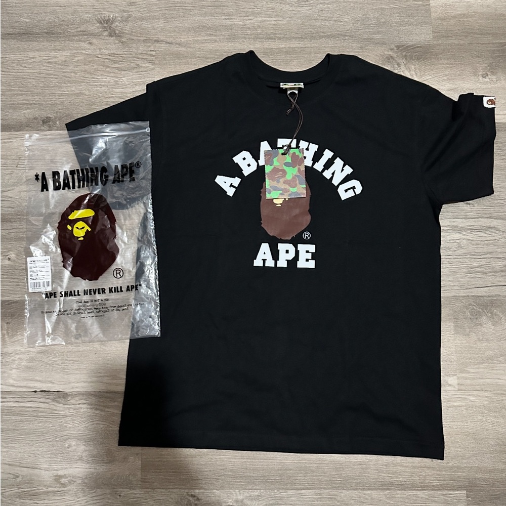 Bape Black Short Sleeve Tee